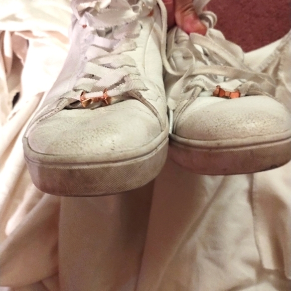 Ted Baker "Astrina" White Leather Women's Sneakers - Picture 2 of 10